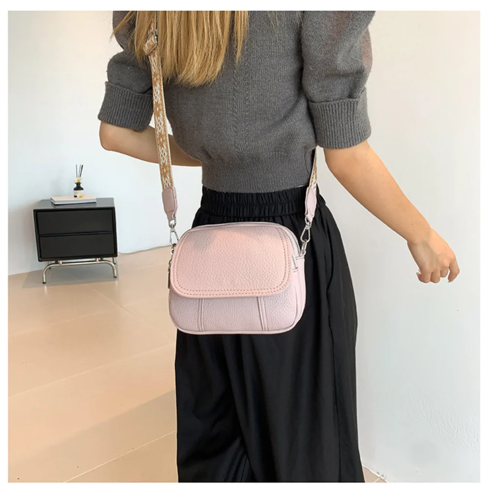 Damska torebka na ramię ze skóry PU torba luksusowy telefon komórkowy modna torba Crossbody na małe etui na karty torebki
