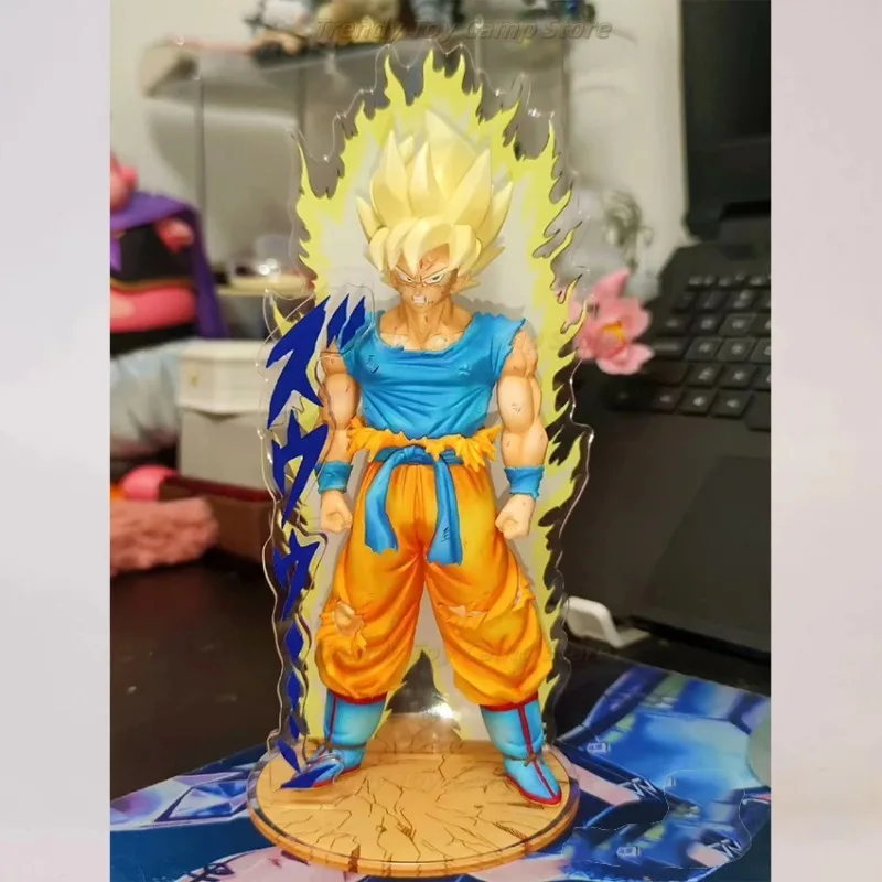 

【В наличии】Анимация Dragon Ball Wukong персонаж Супер Сайян фигурка 20 см статуя из ПВХ Коллекционная модель игрушка в подарок