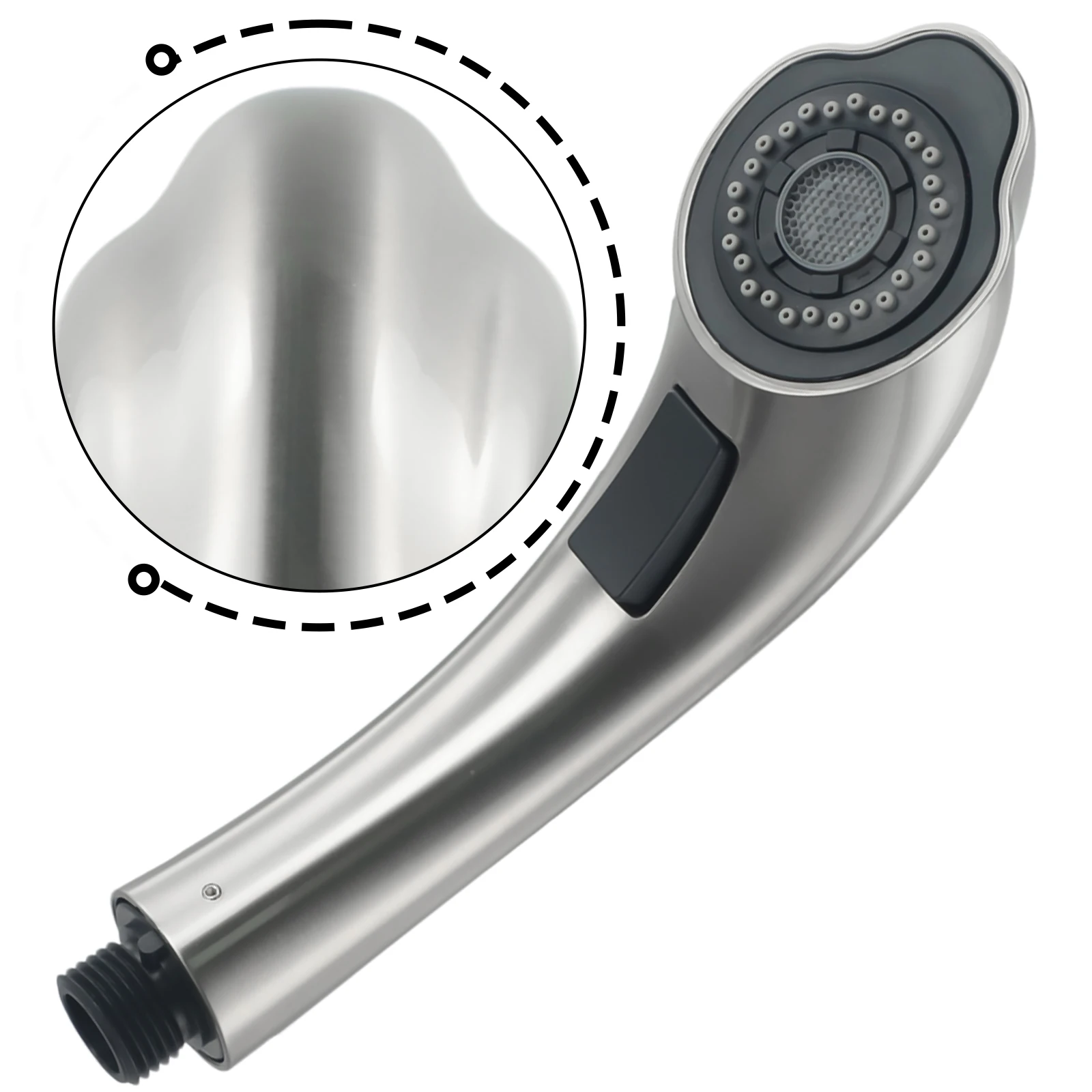 

Spray Head Pull-Down Faucet Bathroom Faucet Spout Brushed Nickle High Pressure Nozzle Kitchen Sink Tap Pull Out