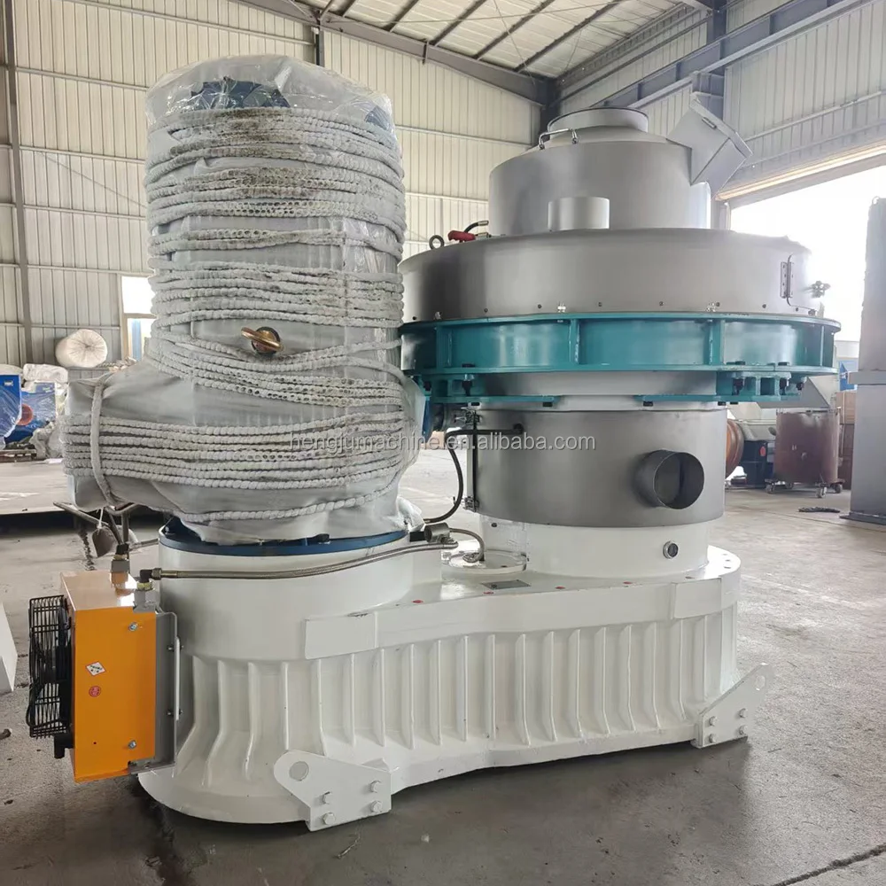 Professional Ring Die Wood Pellet Machine Complete with Pre-Treatment and Pellet Cooling Equipment Available