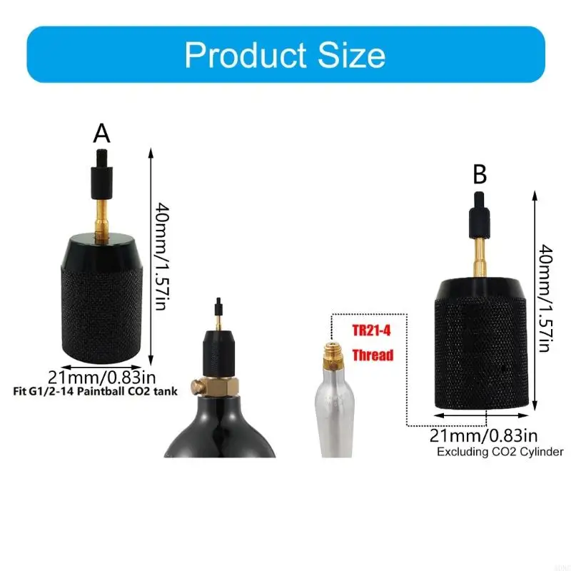 A0NC CO2 การเติมอะแดปเตอร์โซดาขั้วต่อเครื่องเชื่อมต่อเหล็กขั้วต่อ CO2 อัตราเงินเฟ้อ CO2 ที่เหมาะสำหรับผู้ที่ชื่นชอบน้ำโซดา