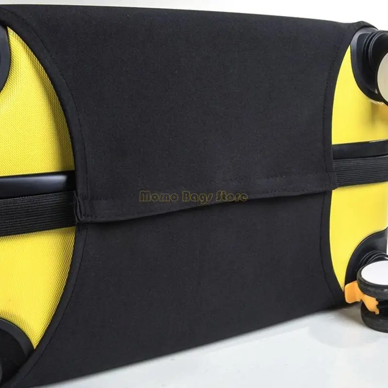 x90d 스판덱스 여행 수하물 커버 가방 보호자 가방에 맞는 20-32 인치 수하물