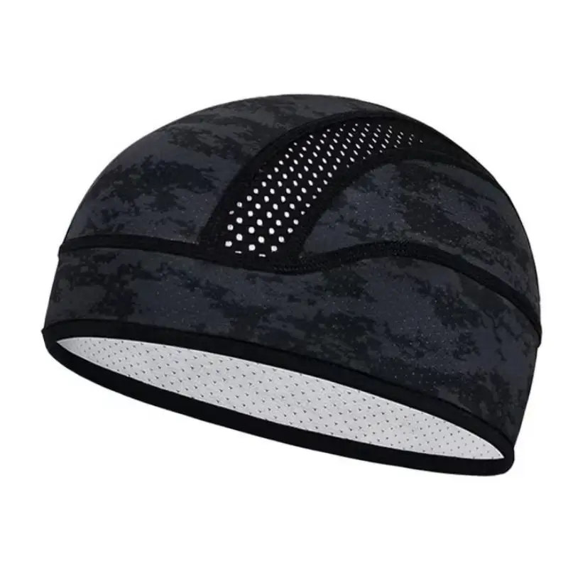 Small Cap Mesh Fabric Quick Dry Cycling Cap Motorcycle Helmet Liner Bike Summer Riding Anti-Sweat Hat Cycling Equipment