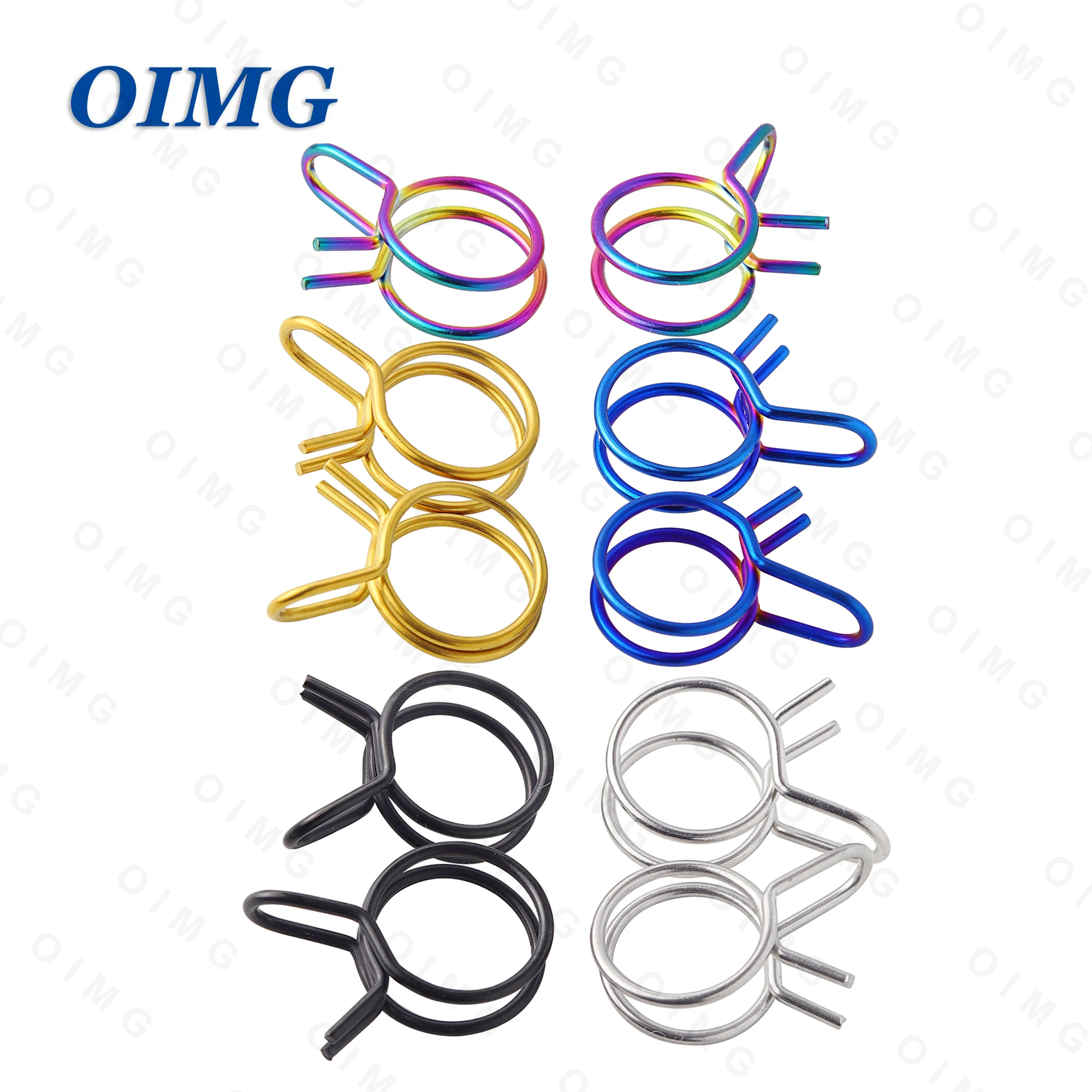 Titan Obere Pumpe Öl Rohr Klemme für Brembo Auto Power Wind Geschwindigkeit Luftfilter Abfall Kraftstoff Linie Schlauch Schläuche Frühling Clips Schellen