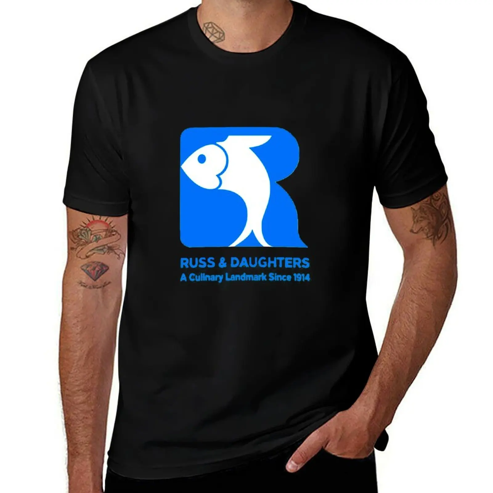 jake gyllenhaal challenge; Russ AND daughters T-Shirt Athletic Fit Sports Short Sleeve Top T-Shirt