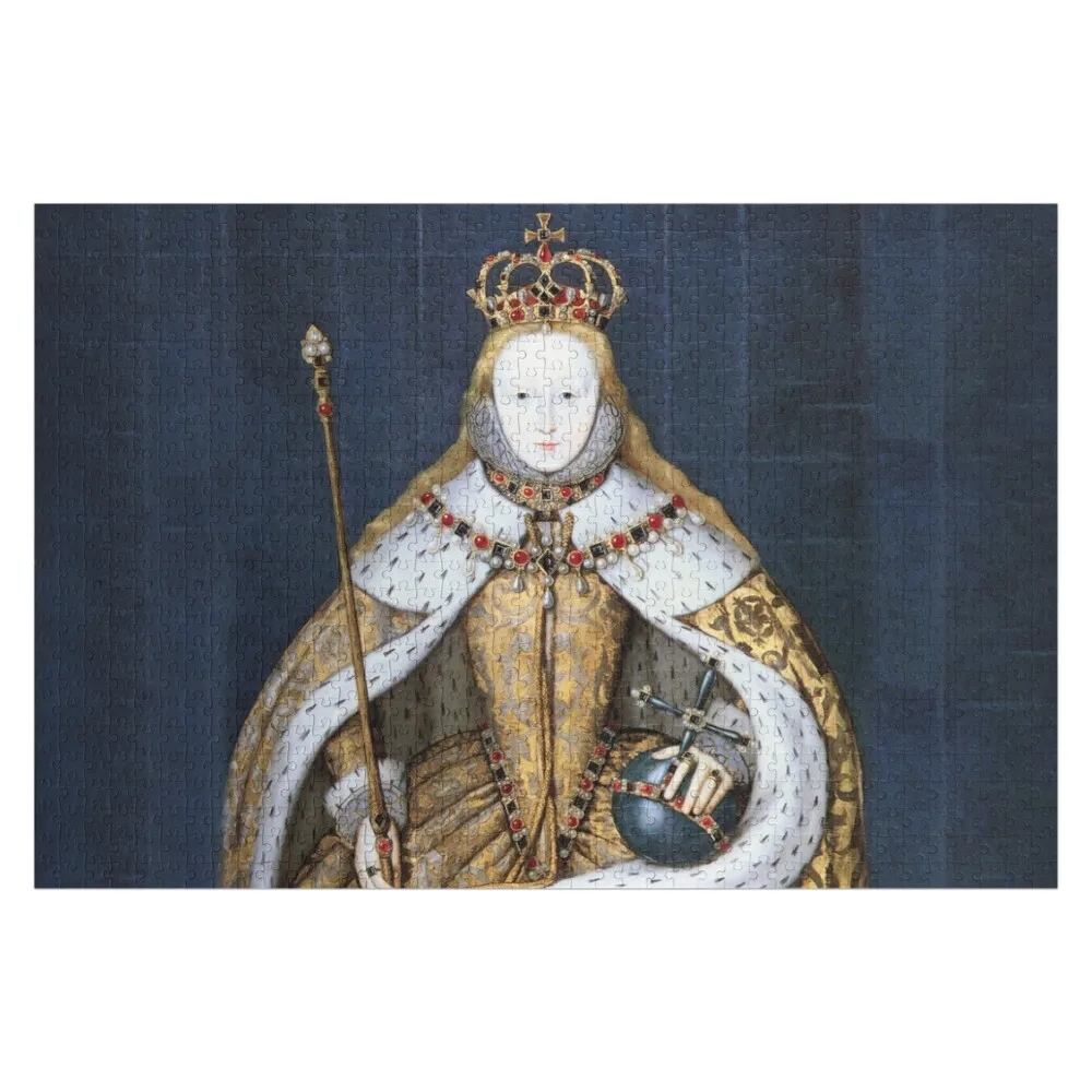 Elizabeth I Coronation Portrait Jigsaw Puzzle Toys For Children Personalised Toys Baby Wooden Animal Puzzle