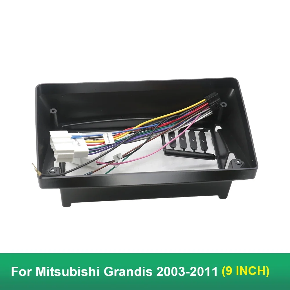 9 Inch Car Frame Fascia Android Audio Fitting Adaptor Dash Trim Kit For Mitsubishi Grandis 2003-2011