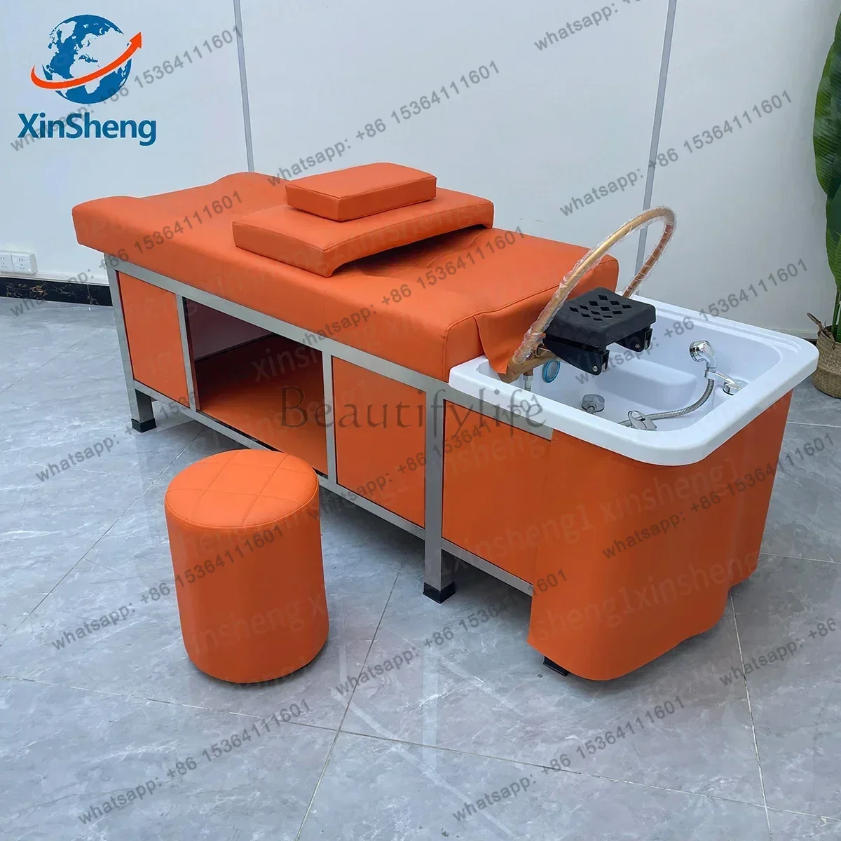 xx39 Hair Wash & Head SPA Fumigation Shampoo Bed Beauty Salon Massage Table Massage Beds Barber Shop Commercial Furniture
