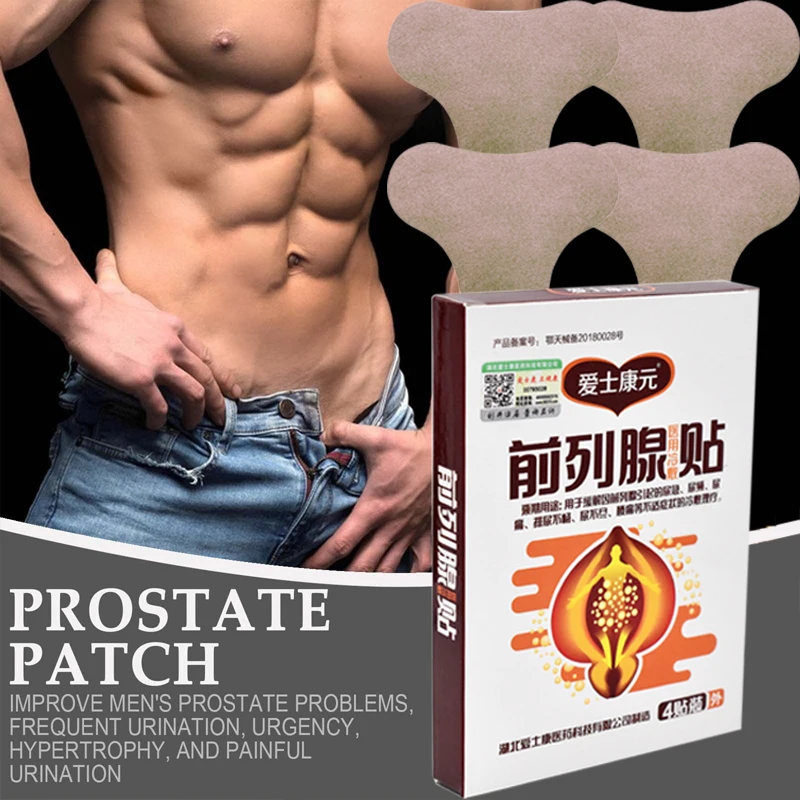 10Box Prostatitis Prostate Treatment Patch Man Prostatic Navel Plaster Strengthen Kidney Herbs Medical Patch Relief Urethritis