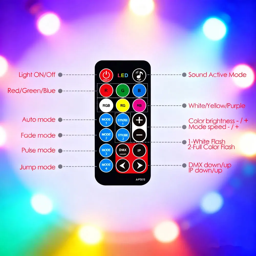 التخليص! 78 مصباح LED عالي الكثافة ستروب، صوت متعدد الألوان ينشط لشريط المسرح والمنزل وحفلات الكاريوكي والرقص
