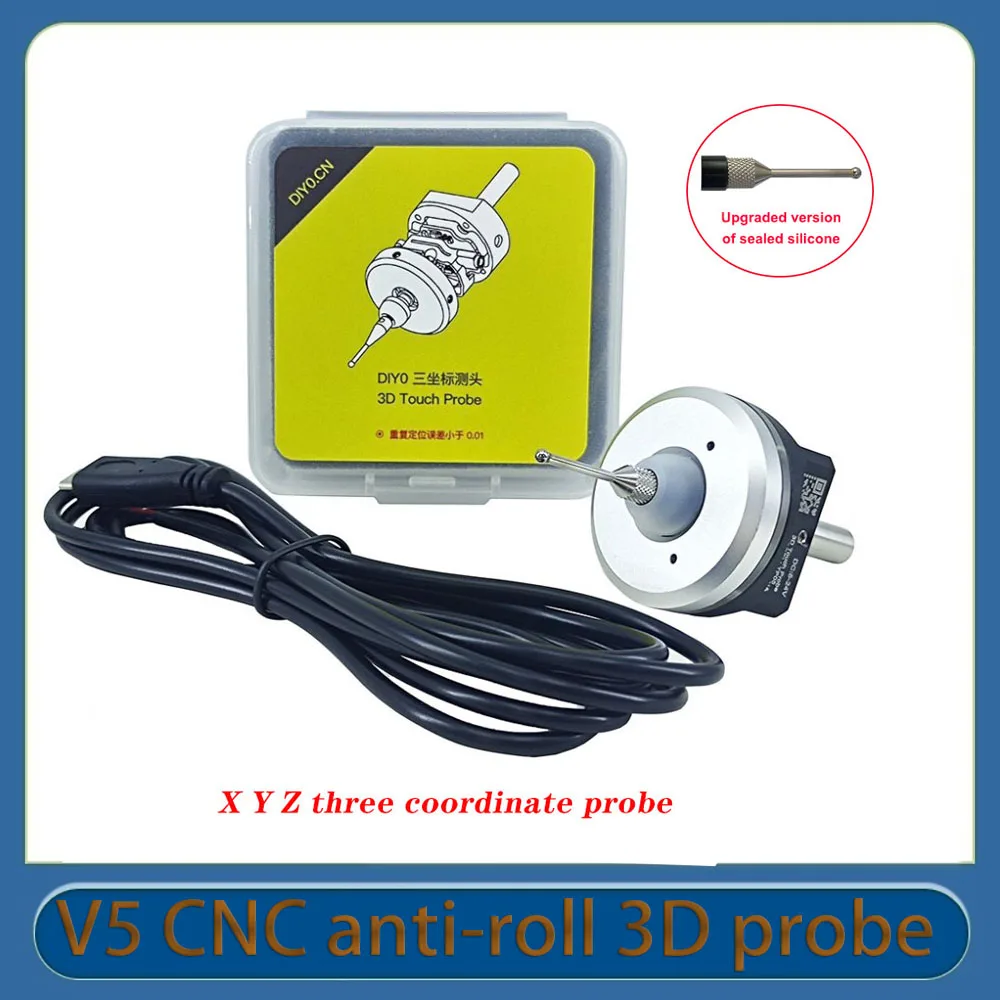 The Latest V5 Cnc Anti-roll 3d Probe Edge Finder Cnc Probe Compatible With Mach3 And Grbl Engraving Dedicated