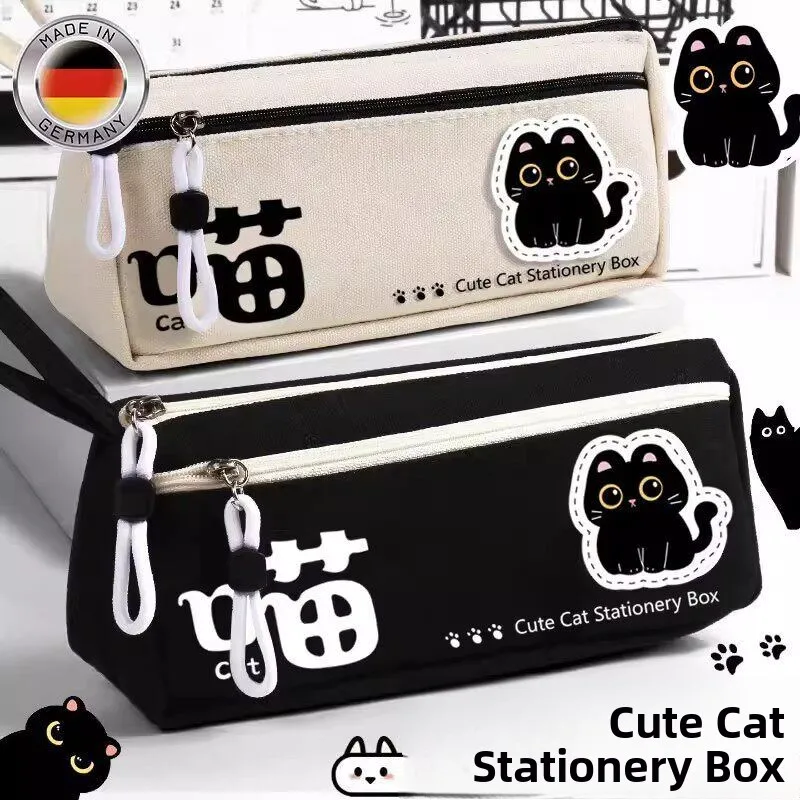 2026-large-capacity-design-student-stationery-storage-bag-simple-minimalist-style-high-aesthetic-value-ins-wind-pen-case