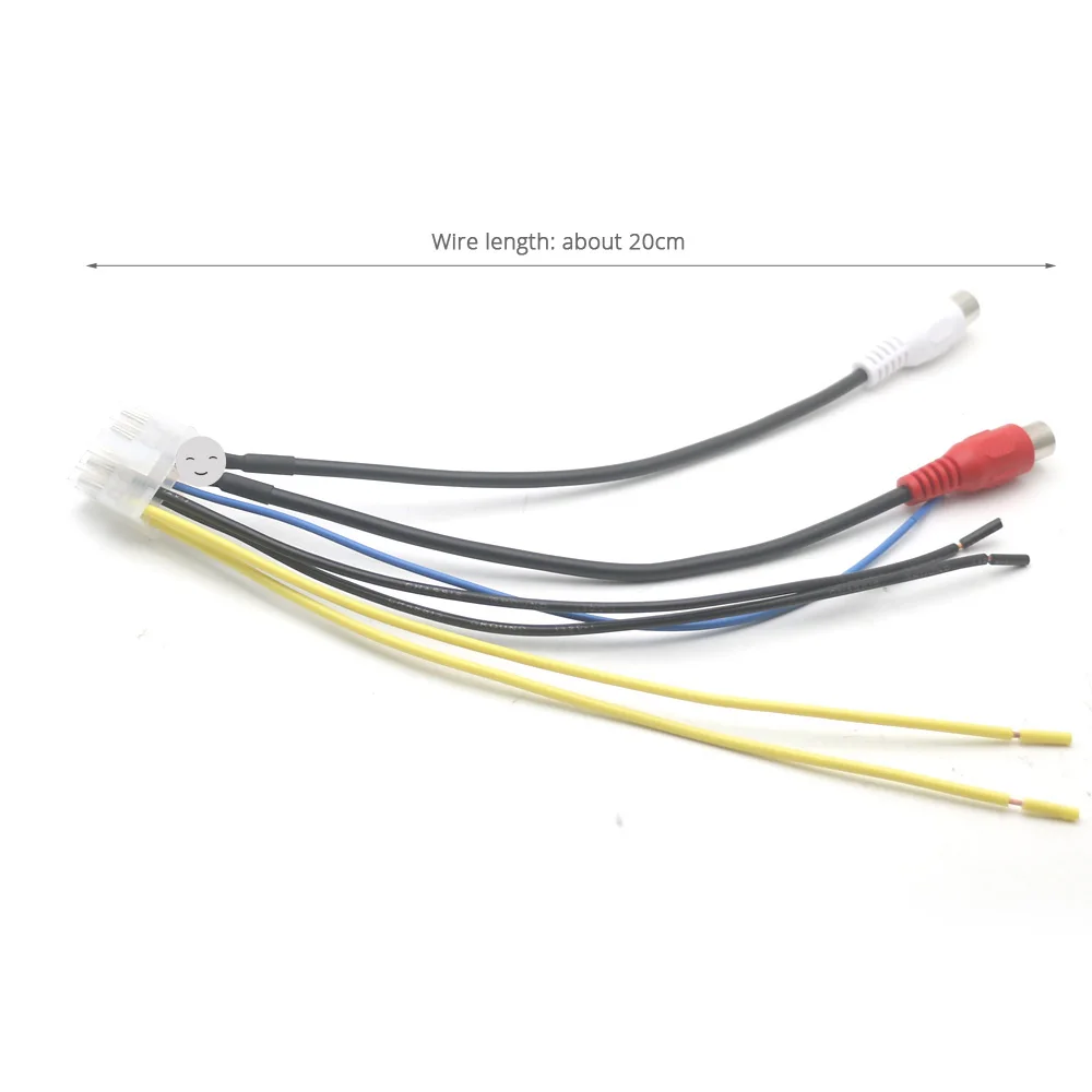 10 Pin Plug Power Harness Sub-woofer RCA Adapter For Pioneer TS
