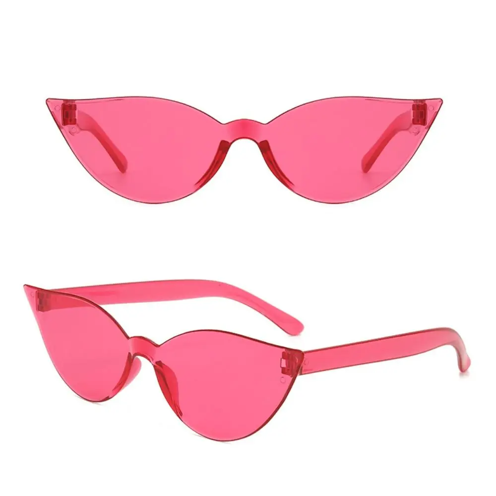 Candy Color Cat Eye Sunglasses UV400 Street Photos Decoration Outdoor Sunglasses Travel Accessories Sun-Protective Trend Eyewear