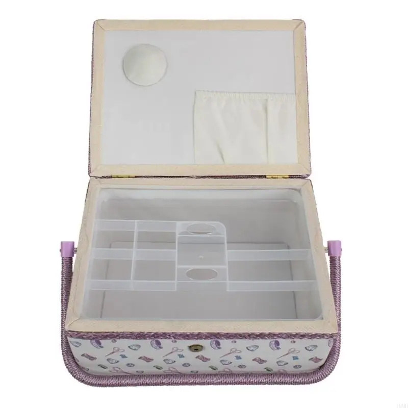

Spacious Closing Sewing Accessories Case For Home Craft Projects JOMD