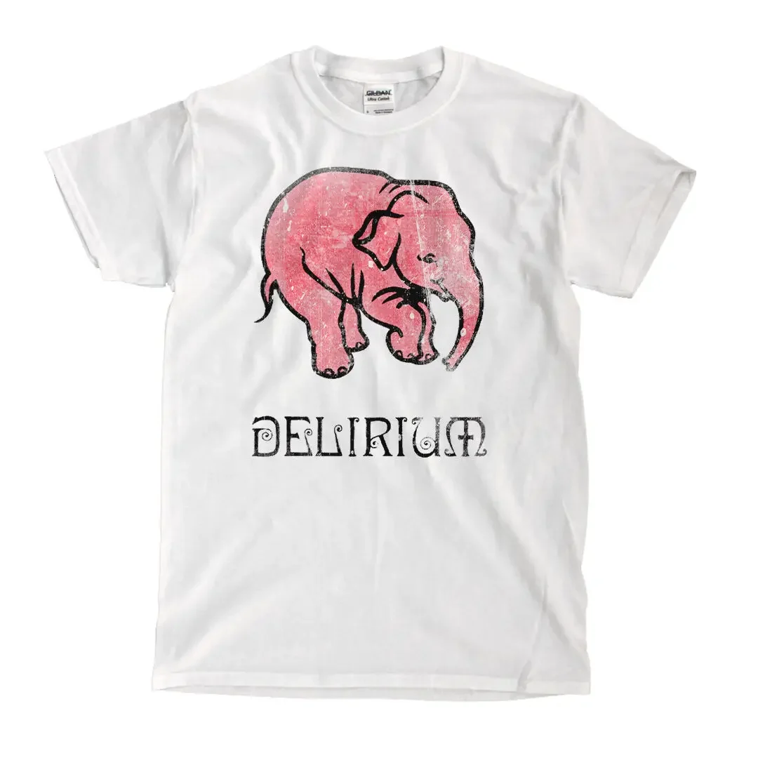 Camiseta blanca de cerveza Delirium se envía rápido de alta calidad