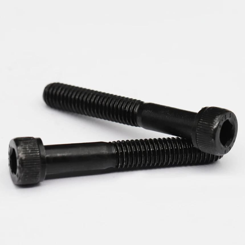 M3 M4*45/50/55/60/65/70 12.9 Grade Black Carbon Steel Full Half Thread DIN912 Cap Cup Allen Head Bolt Hex Hexagon Socket Screw