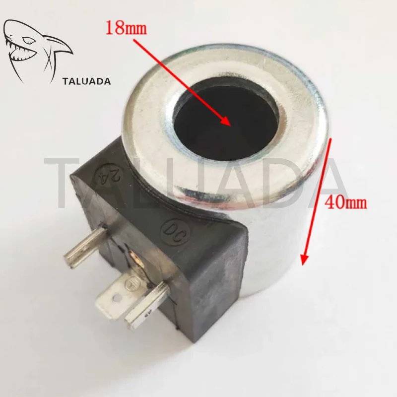 18mm ID 40mm Height For Lonking Hydraulic Pump Solenoid Coil Excavator