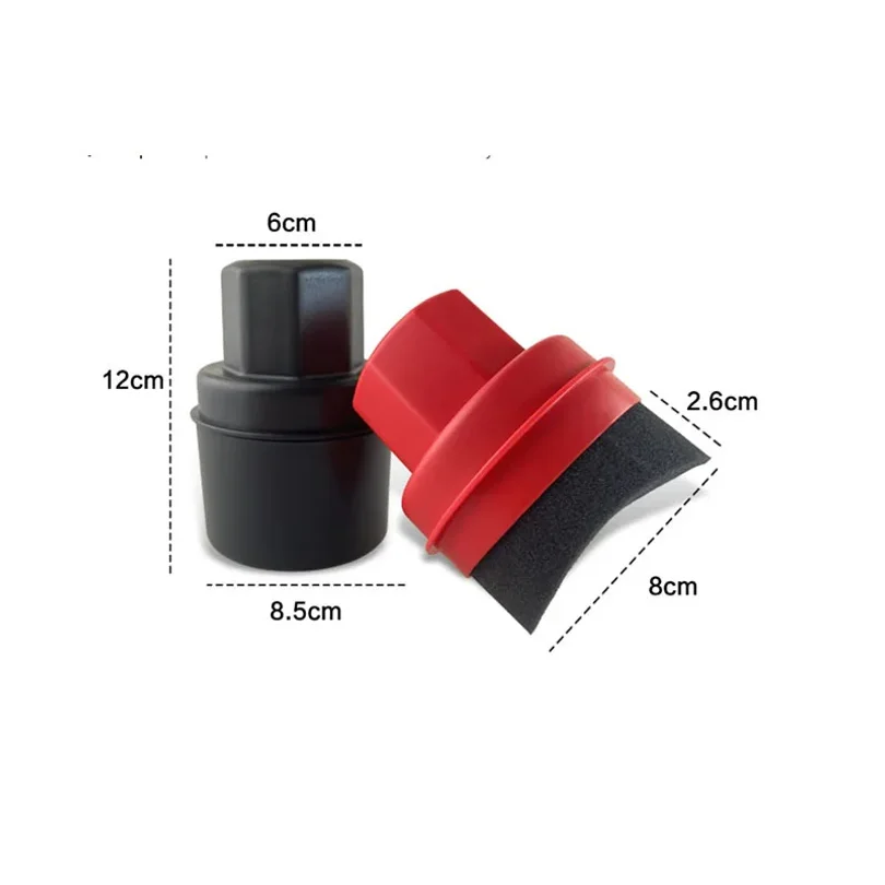 Car Wheel Polishing Waxing Curved Tire Sponge Brush With Cover Tire Clean Contour Dressing Applicator Pads for Car Accessories