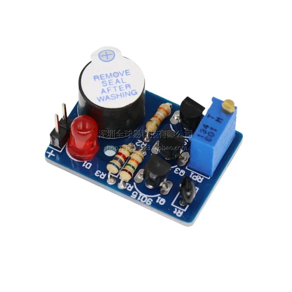 Temperature-controlled sound and light alarm DIY kit, electronic temperature-controlled sound and light alarm kit