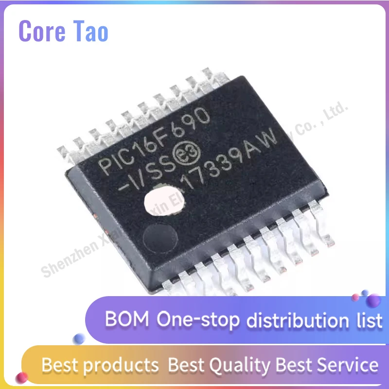 1~5pcs/lot  PIC16F690-I/SS  PIC16F690 SSOP-20 Microcontroller chip