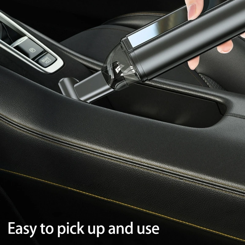Cordless Handheld Vacuum 45W High Efficiency Motor 6Kpa Suction Washable Filter For Pet Hair Car Detailing D2RC