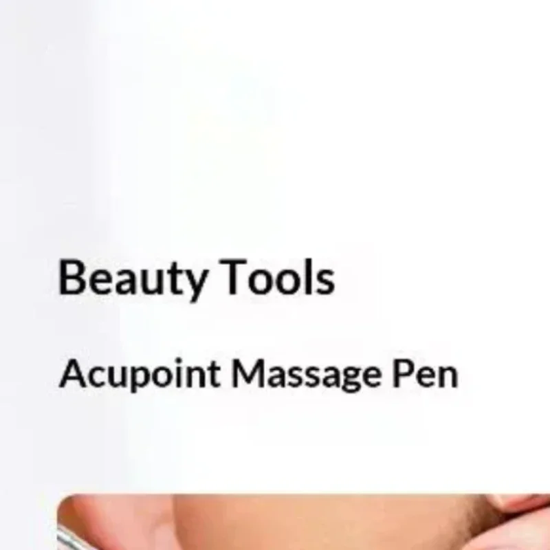 1/3PC Acupuncture Double Head Face Ear Massage Tool Steel Acupressure Pen Ear & Body Acupoint Probe For Muscle Soothing