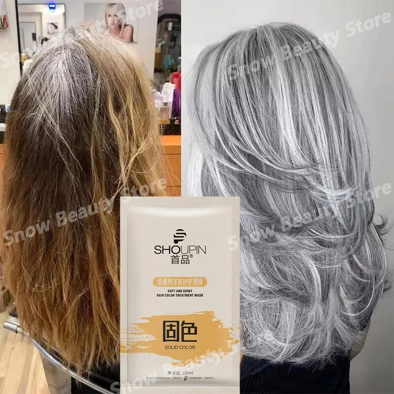 

Magic Lock Color Hair Mask Blonde Hair Bleaching Yellow Remove Linen Gray Silver Color Effect Anti Brass Tones Hair Shampoo