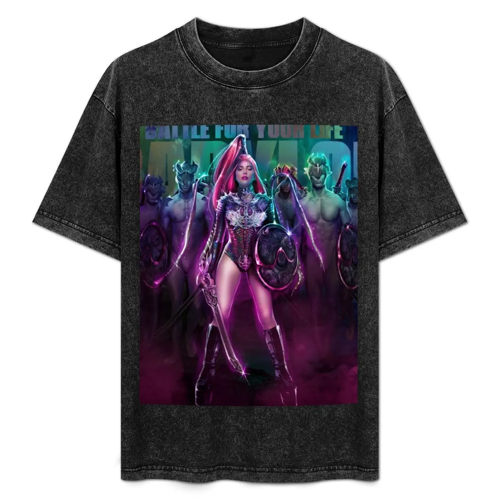 

life battle T-Shirt Large Size Casual Short Sleeve Top