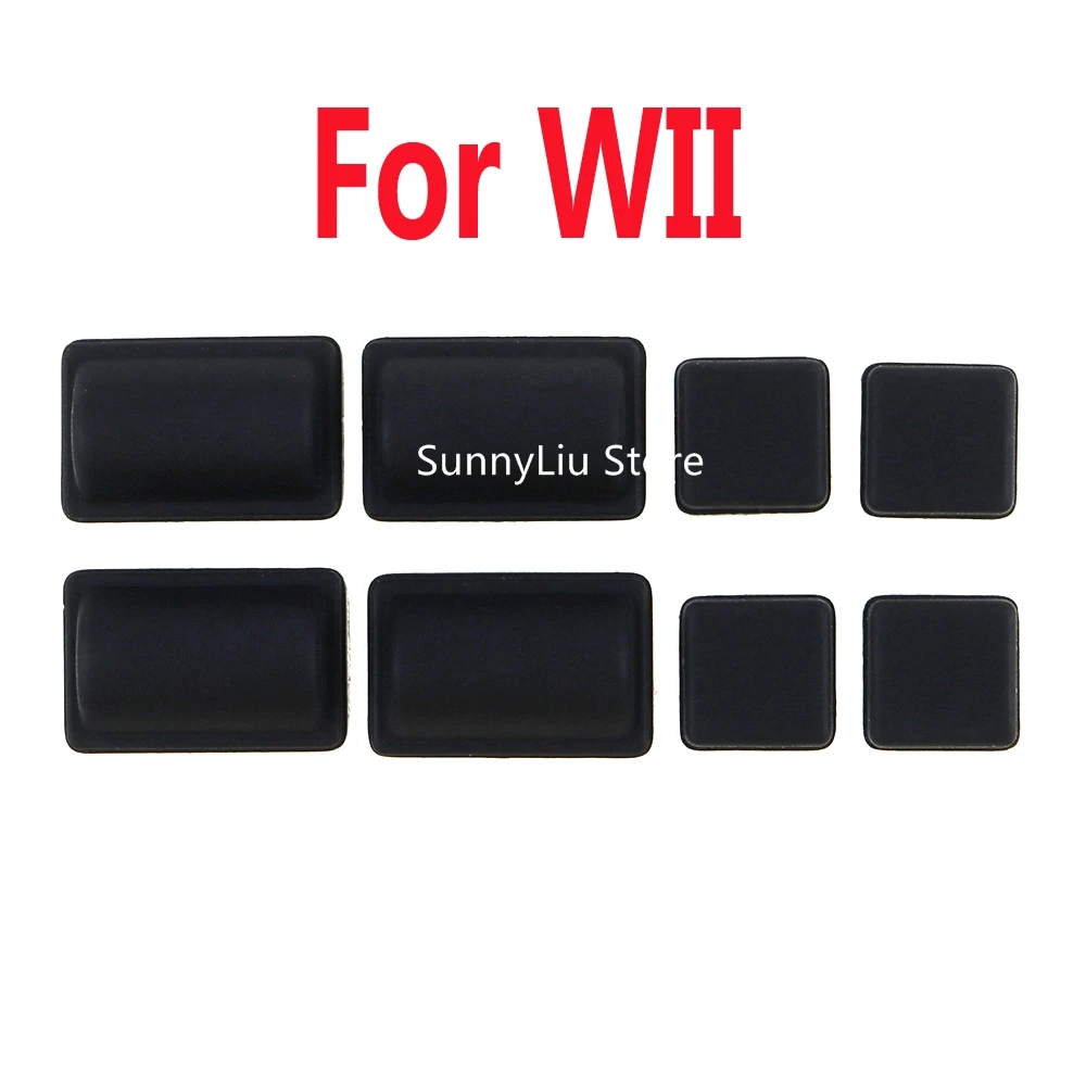 

30sets Colorful screw rubber For WII Console Screw Rubber Feet Cover Set 8 in 1 feet cover dust cover