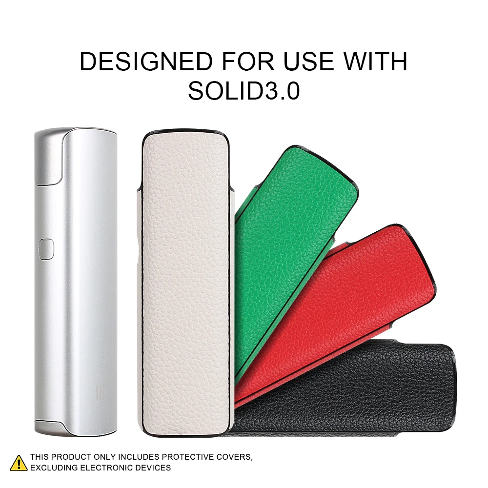PU leather protective case suitable for LiL SOLID 3.0, with the litchi pattern, protecting electronic cigarette accessories. view 4