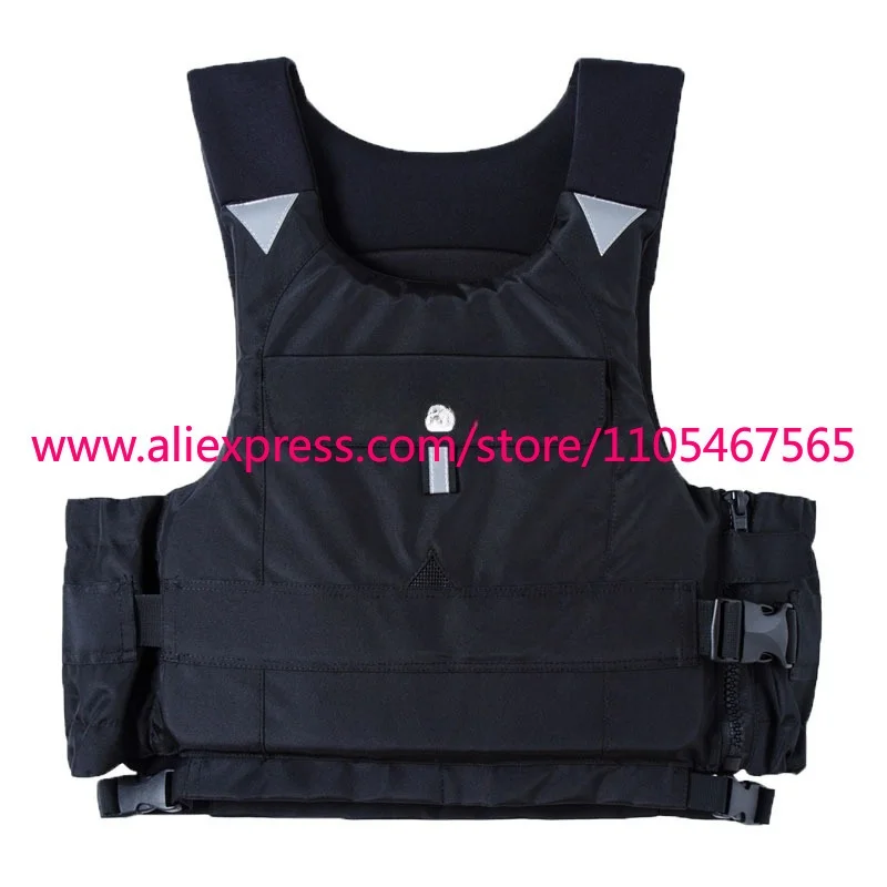 1Pcs Life Jacket Adult Kayak Motorboat Sailing Sail Floating Vest Light Professional Large Buoyancy view 2