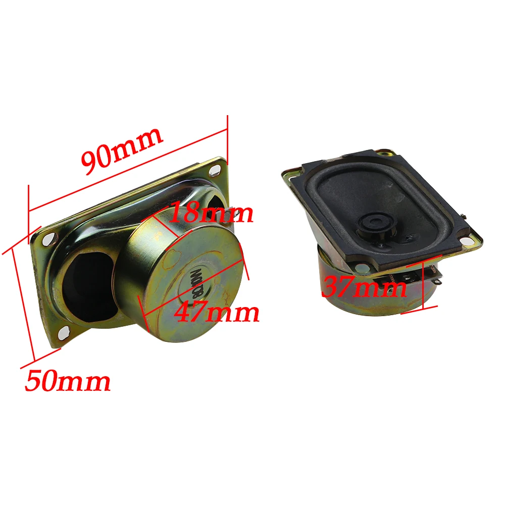 1PCS LCD Monitor/TV Speaker Horn 10W 8R 5090 Loud Speaker 8 Ohms 10 Watt 8R 10W 50X90MM Thickness 37MM