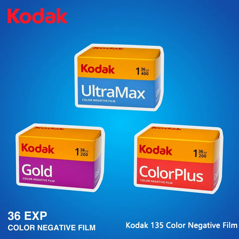 KODAK UltraMax 400/ColorPlus 200 /Gold 200 Color Print 135-36 35mm Film 36 Exposure per Roll Fit For Fujifilm M35 / M38 Camera