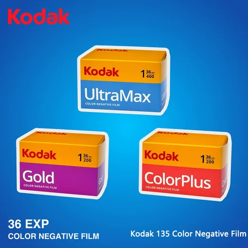 KODAK UltraMax 400/ColorPlus 200 /Gold 200 Impresión en color 135-36 Película de 35 mm 36 exposición por rollo apto para cámara Fujifilm M35 / M38