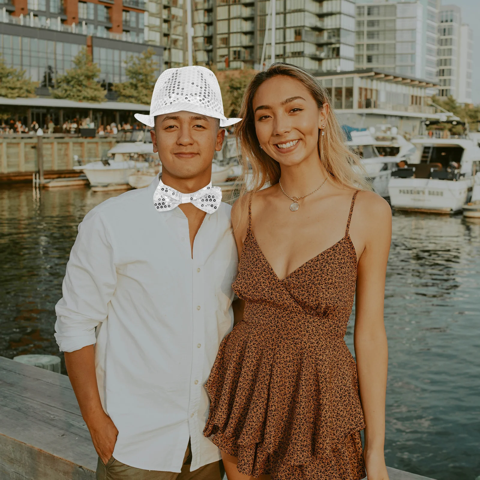 

Glitter Sequin Hat Dazzling Fashion Fedora for Birthday Wedding Nightclub Events Mens Shining Party Accessory Funky Costume