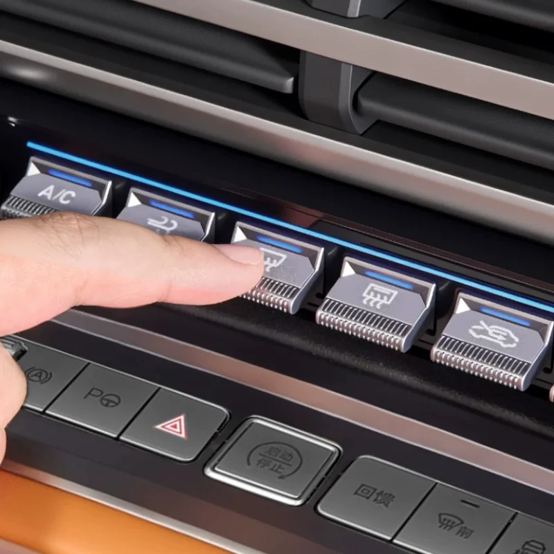 Car Central Control Screen Lower Customize Physical Button Fit for BYD Leopard 7 Titanium 7 Car Multifunctional Physical Buttonc