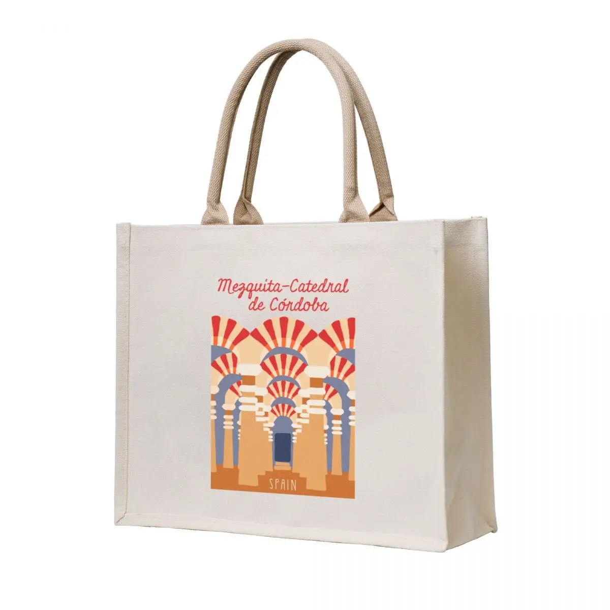 

Mezquita-Catedral de C3rdoba a Spain Tote Bag eco bag folding tote bags aesthetic tote bag women