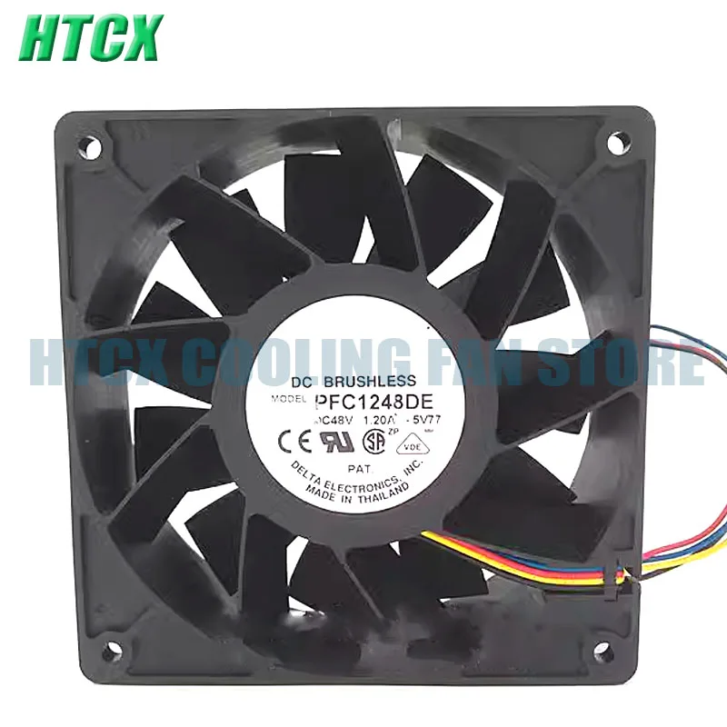 

NEW 12CM 120*120*38mm 48V 1.20A PFC1248DE 4Line cooling fan