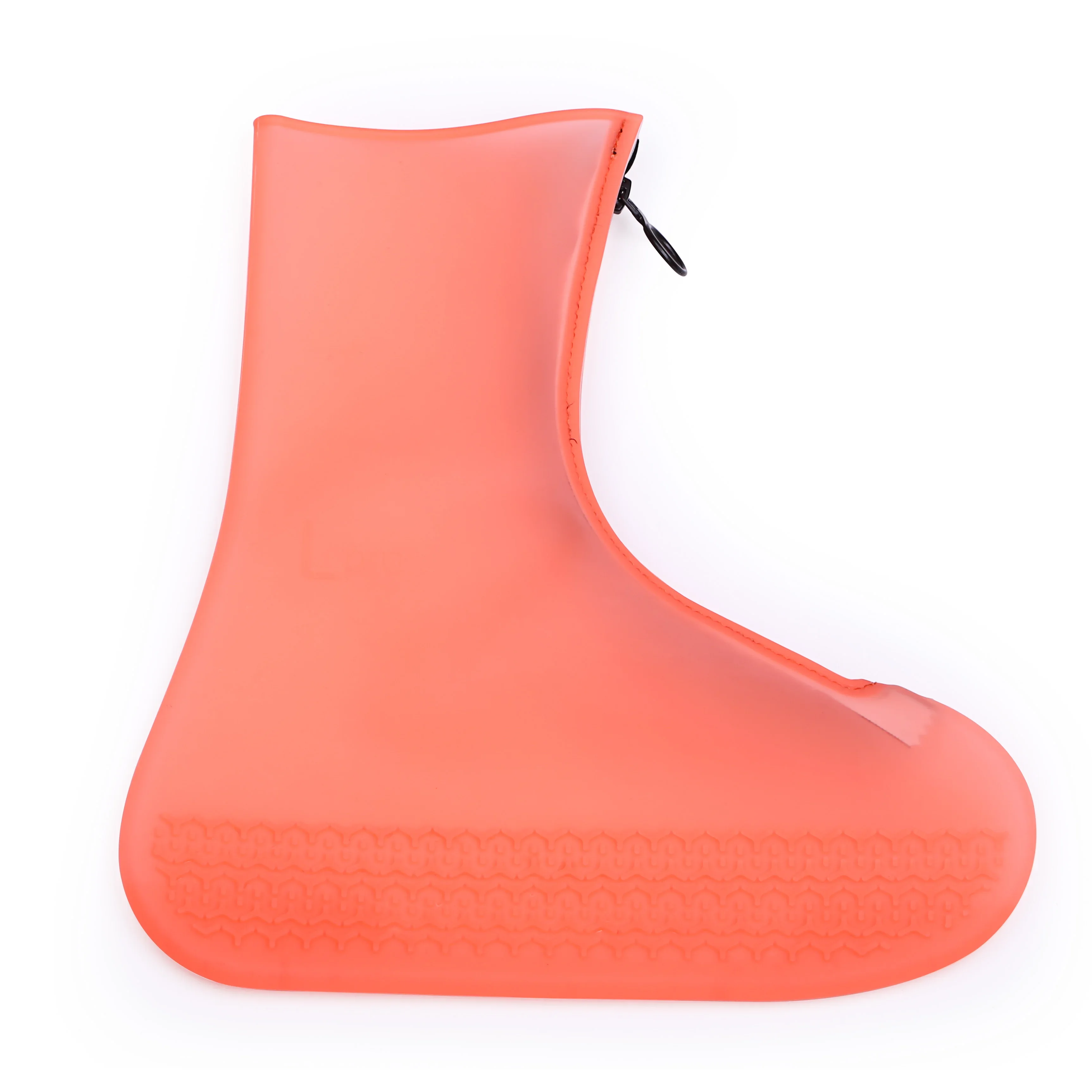 Waterproof Silicone Rubber Rain Overshoes, Shoe Cover for Walking with Zipper