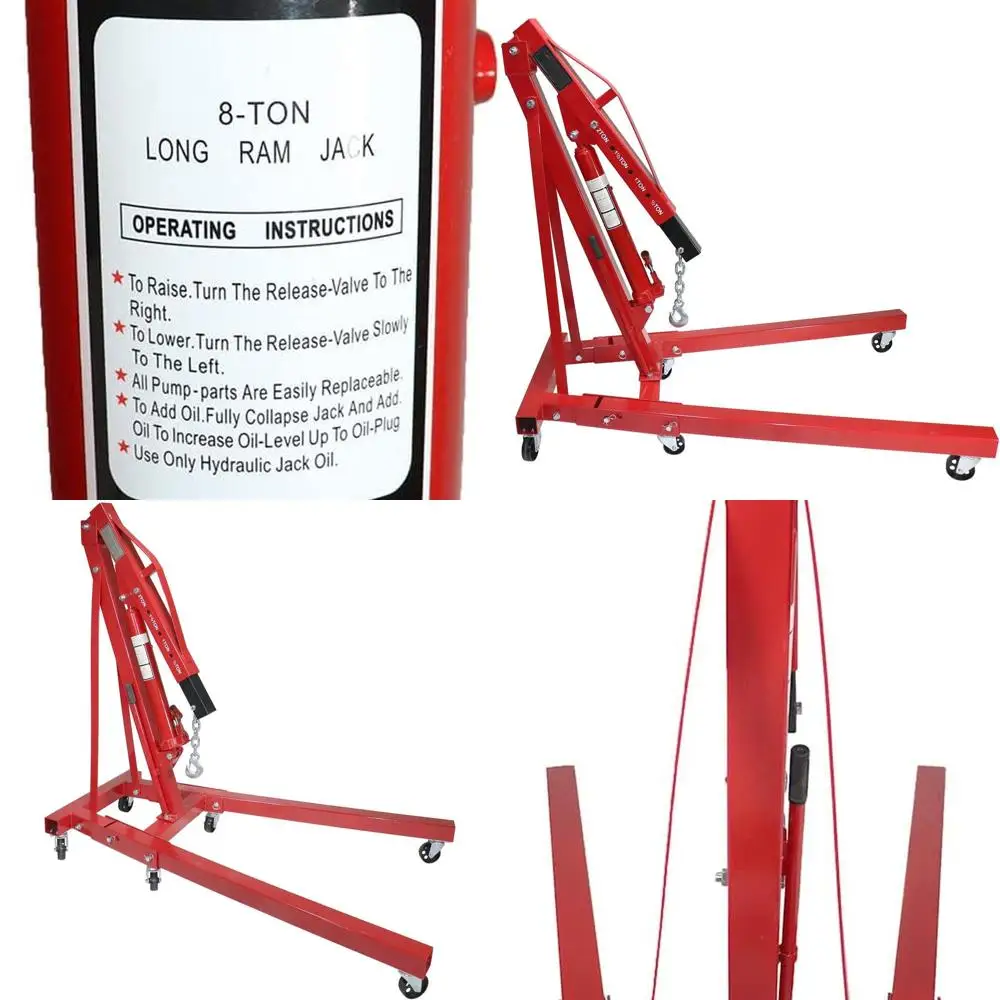 

2-тонный складной гидравлический подъемник для двигателей, кран-манипулятор для мастерской