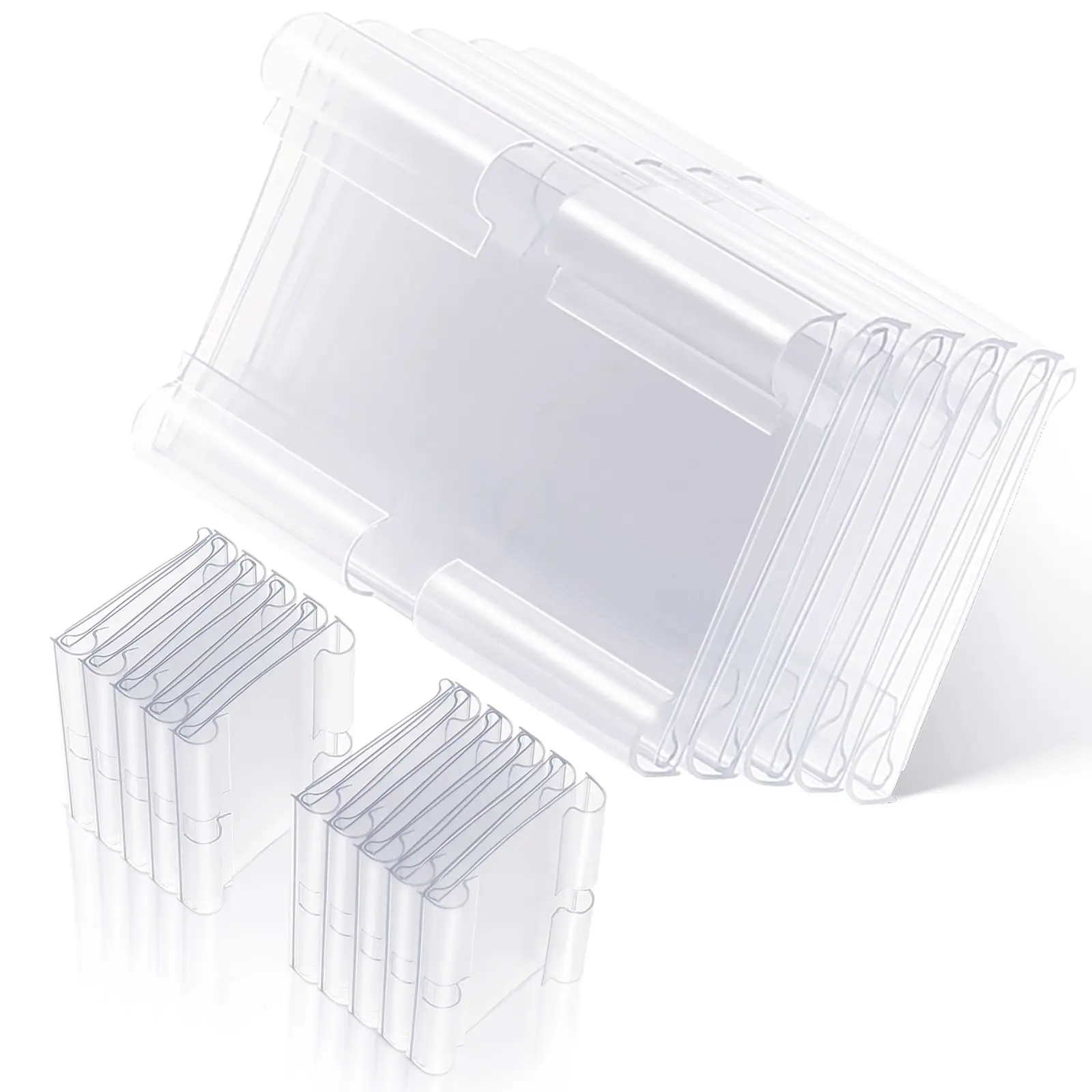

Storage Bins Supermarket Label Desktop Stand PVC Sign Holders Basket Shop Price Tag