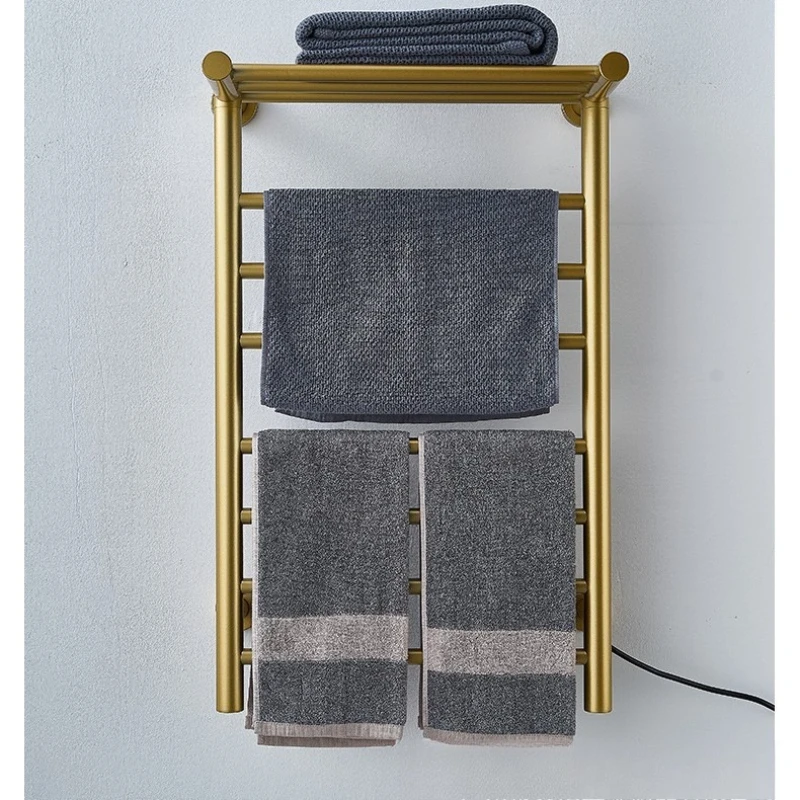 

Shelf Split Stainless Steel Carbon Fiber Toilet Bathroom Intelligent Constant Temperature Electric Towel Rack