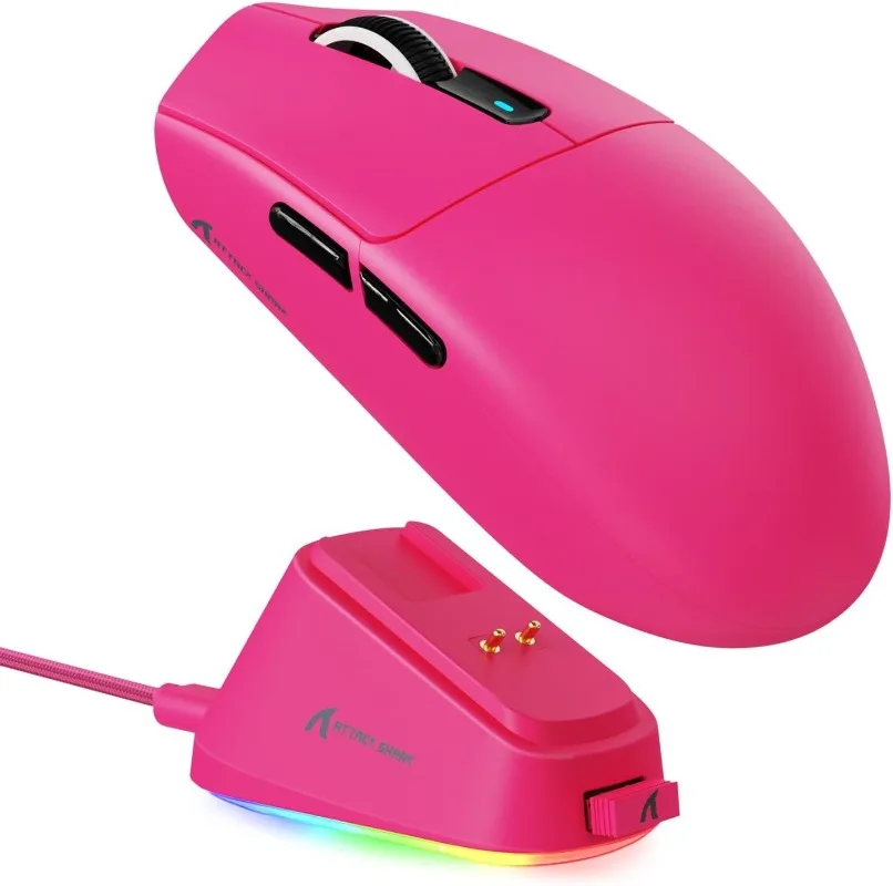 

ATTACK SHARK G3PRO Tri-Mode Wireless Gaming Mouse – PAW3311 25K DPI RGB Magnetic Charging Dock Bluetooth/2.4G/USB BK5282