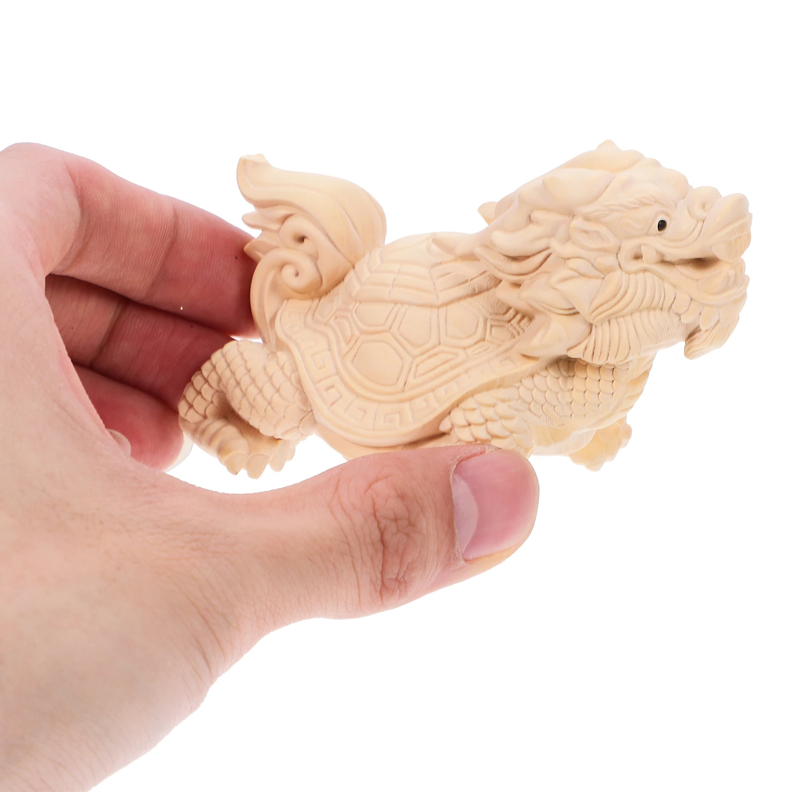 

Dragon Turtle Boxwood Carved Small Wooden Ornament Desktop Decor Home Decoration Wood Wood Decor Wooden Carved Adorn