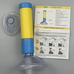 Kit de primeiros socorros portátil anti asfixia para crianças e adultos, dispositivo de sufocamento de emergência, sucção vac, dispositivo de estrangulamento, kit de primeiros socorros