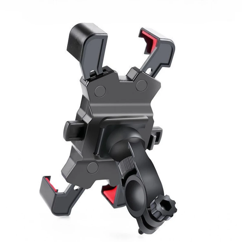 1Pc Shockproof Motorcycle Phone Mount Holder Bicycle Electric Scooter GPS Navigation Bracket for Delivery Rider - view 5