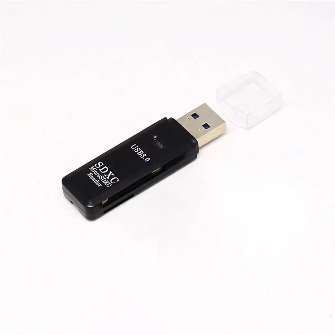 2-in-1 USB Card Reader, SD/TF Memory Card Adapter, USB Flash Drive for PC Laptops