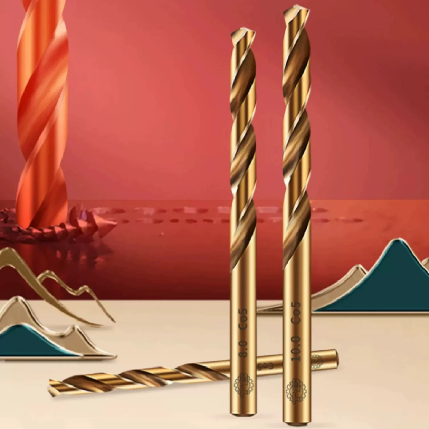 Jiangsu Tiangong Tools Cobalt-based Direct Drilling Co5 Drill Bit Twist Drill M35 Stainless Steel Drill Bit 1 - 12.5mm