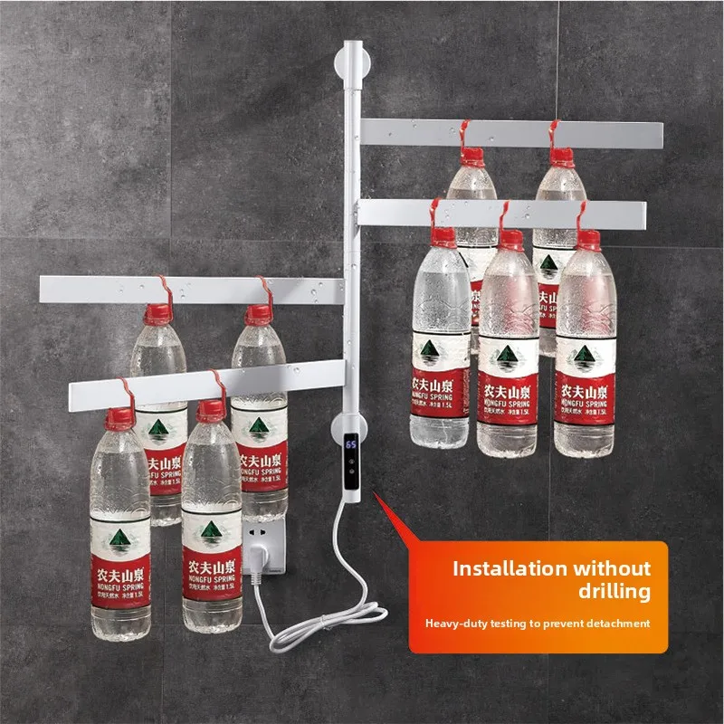 الذكية ألياف الكربون منشفة دفئا الدورية الحمام التدفئة الرف نظام تجفيف المناشف الكهربائية كفاءة في استخدام الطاقة الحمام المنظم #6